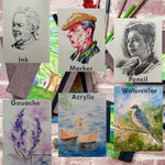Watercolor Journal with Cotton Paper, 3.5x5.5 Inches, 140 LB, 300 GSM