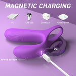 Vibrating Cock Ring Sex Toys For Men,Penis Sleeve With Clitoral Stimulator,Penis Ring Vibrator With Remote Control,9 Modes Rechargeable Male Female Couple Sex Toy With G Spot Clitoris Vibrator