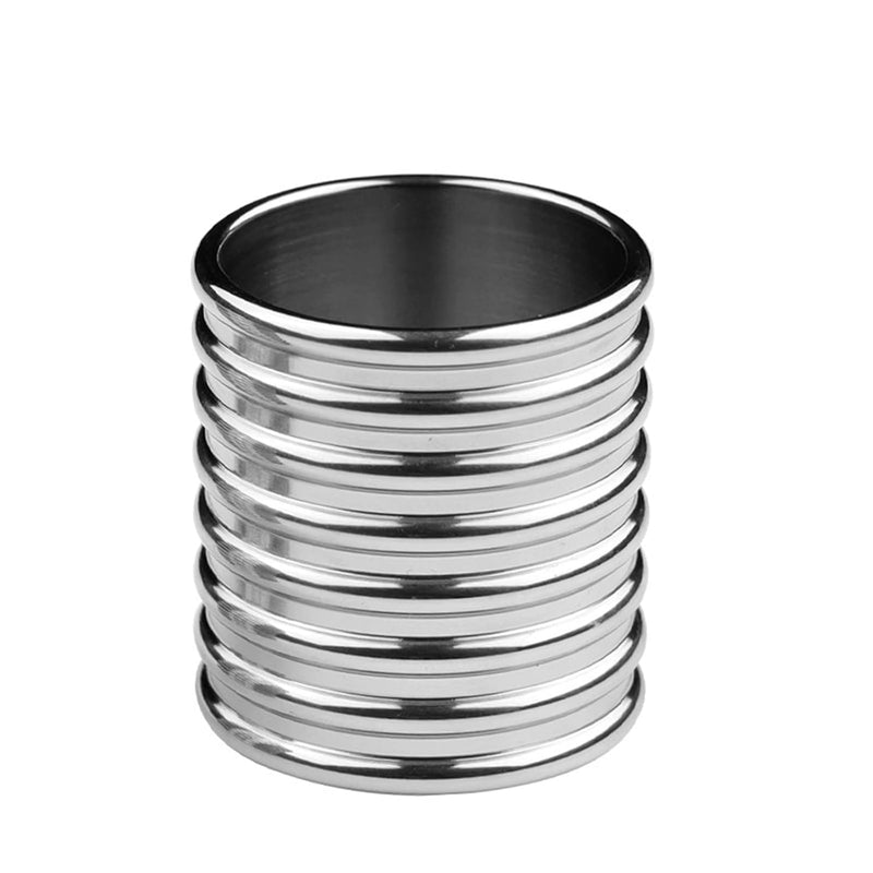 Stainless Steel Male Penis Cock Ring Thick Metal Cock Penis Ring For Enhance Male Erection Ability Pleasure Sex Toy(S)