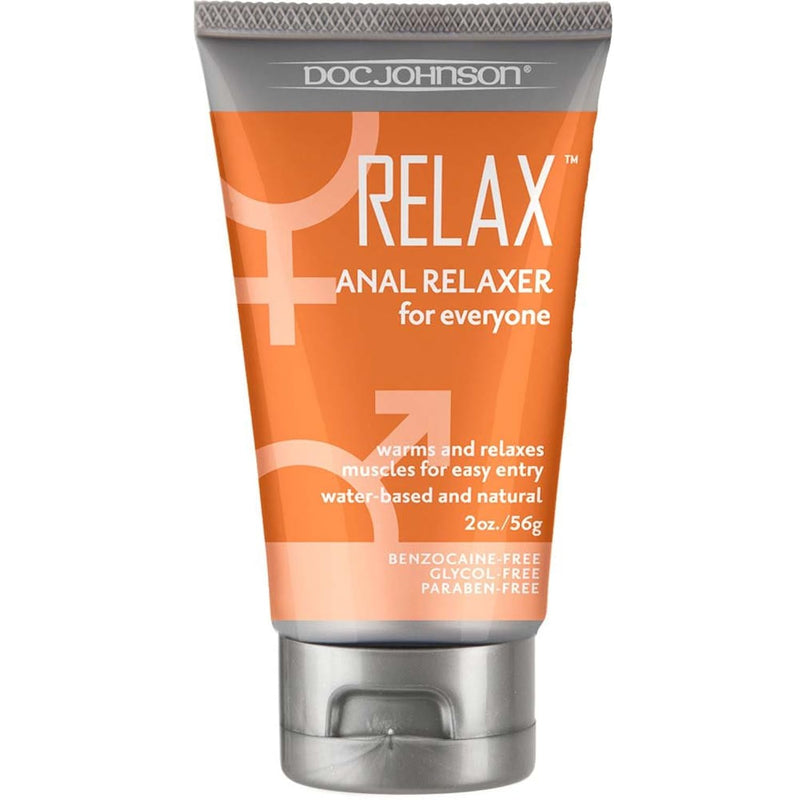 Relax Anal Relaxer, Black, 2 Fl Oz. Tube