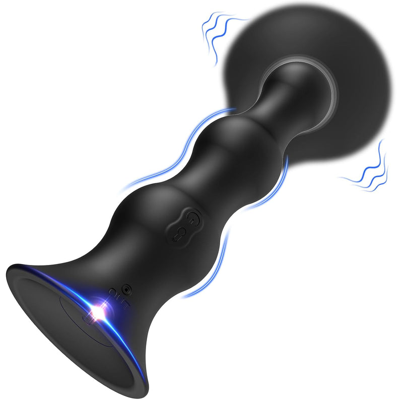 Anal Vibrator Inflatable Butt Plug Remote Prostate Massager With Automatic Inflation Max 8.5Cm And 10 Vibrating Modes For Adult Male Female Prostate Stimulator Anal Sex Toys (7.25 In)