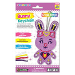 My Bunny Keychain Sewing Kit for Kids, Beginner Cross-Stitch Craft Set
