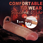 6.88" Realistic Penis Sleeve Girth Enhancer For Men, Reusable Pennis Sleeve Girth Enhancer For Men, Pennis Extender Sleeves Realistic, Pennis Sleeve Girth Enhancer For Sex