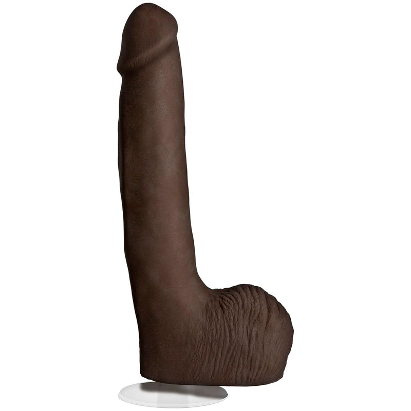 Signature Series - Rob Piper - 10.5 Inch Realistic Ultraskyn Dildo With Removable Vac-U-Lock Suction Cup - F-Machine & Harness Compatible - For Adults Only, Chocolate