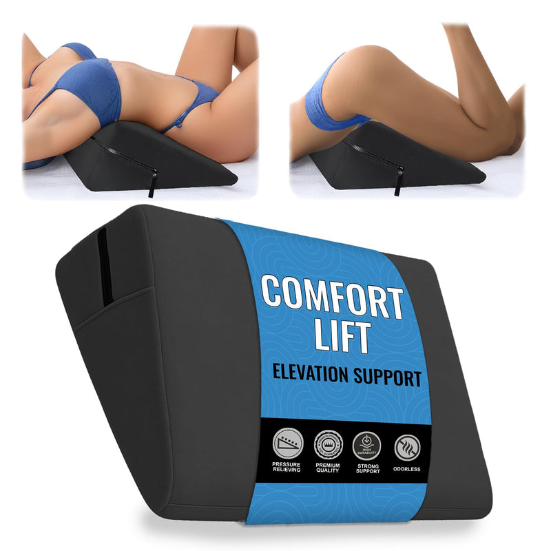 Sex Pillow Men Women Adult Sex Toys & Games Intimate Positioning Pillow In Bed, Seat, Sofa, Chair, Sexy Things Couples Sexual Wellness, Position Cushion Furniture For Bedroom Stuff, Black