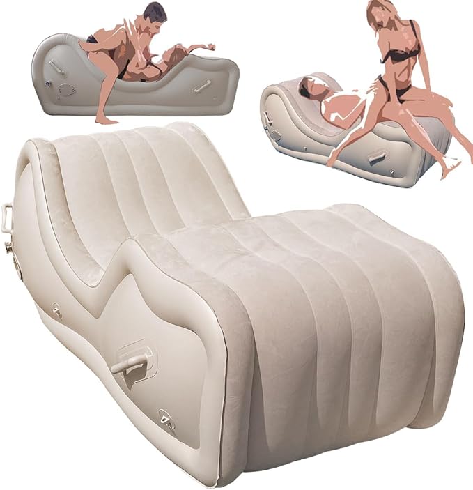 Automatic Inflatable Sex Sofa for G-Spot Support, Bondage Chair & Position Aid