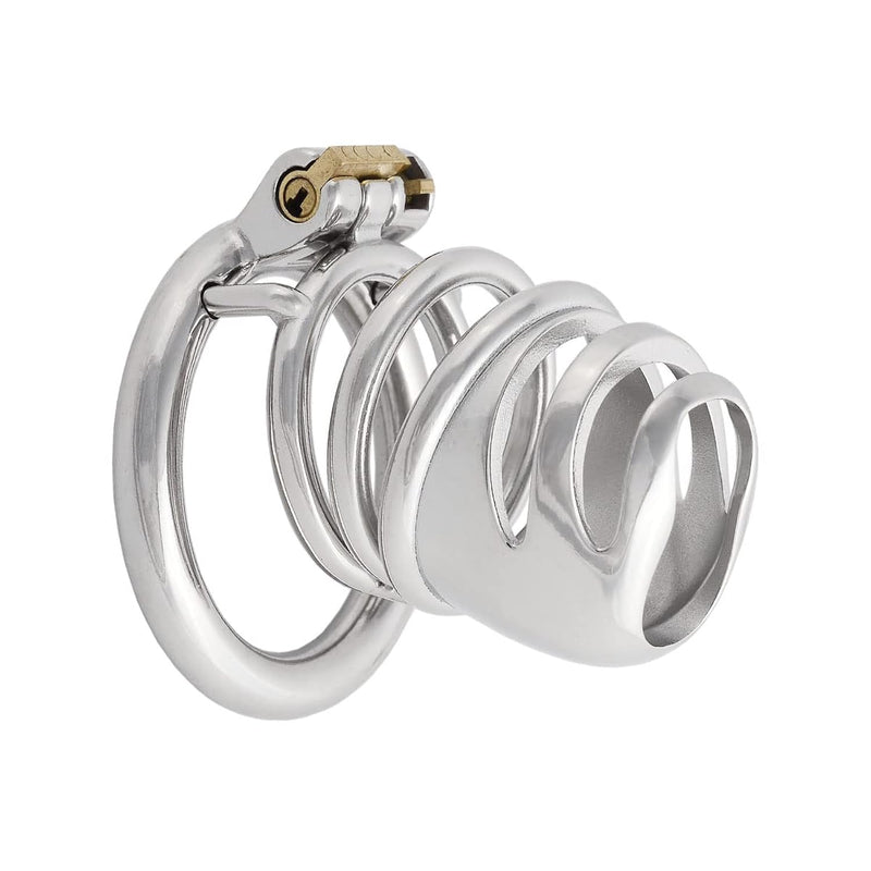 Male'S Chastity Devices Cage Stainless Steel Trainer Kit For Men Chasity Cage J1440 40Mm