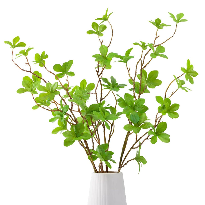 Artificial Greenery Stems Faux Branches With Leaves For Vase Fake Plants For H