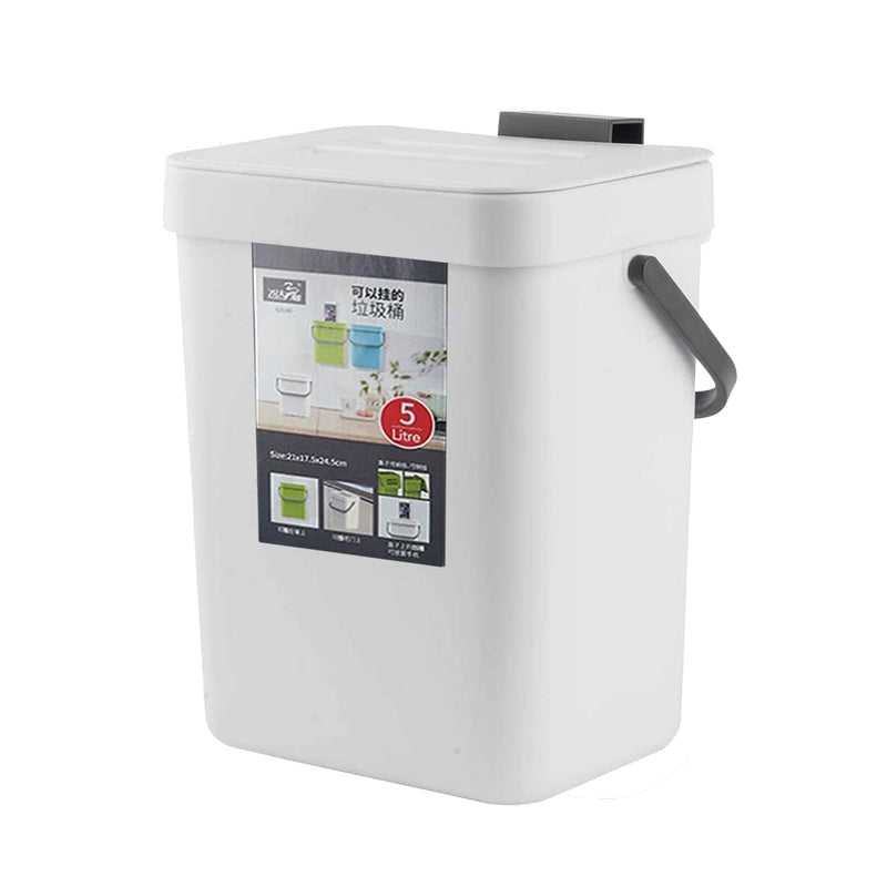 Small Trash Can With Lid Mini Kitchen Hanging Trash Can Tightly Sealed Odor Free