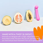 Sweet Vibes, Charmed Dual-Action Vibrating Massage For Women And Couples, Handheld Waterproof, Cordless & Usb Rechargable, Personal Massager, Vibrating Bullet For Her, Woman Vibrating Toys, Bluebell