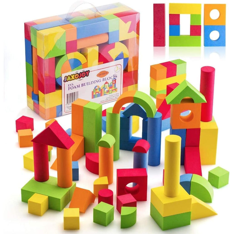 Foam Building Blocks For Kids 108 Piece Eva Foam Blocks For Toddlers Large,