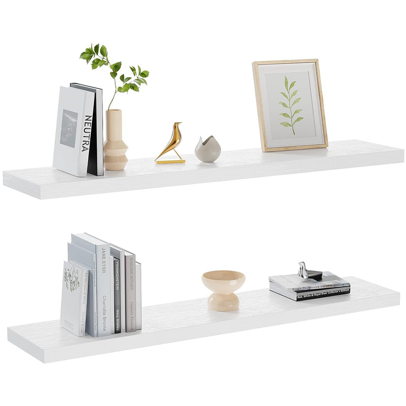 Floating Shelves, 32 Large Wall Mounted Shelves For Bathroom, Bedroom, Living