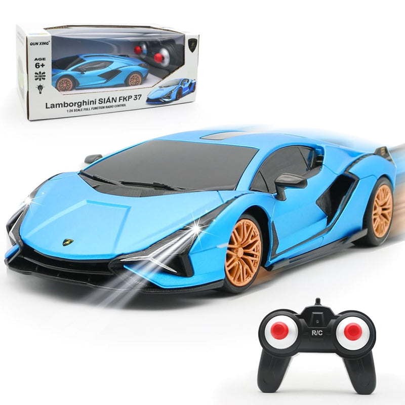 Remote Control Car 1:24 Officially Licensed 2.4Ghz Rc Cars Lambo Sport Racing