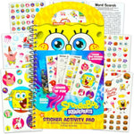 SpongeBob Sticker Activity Book Set with 500 Stickers, Coloring Pages & Games