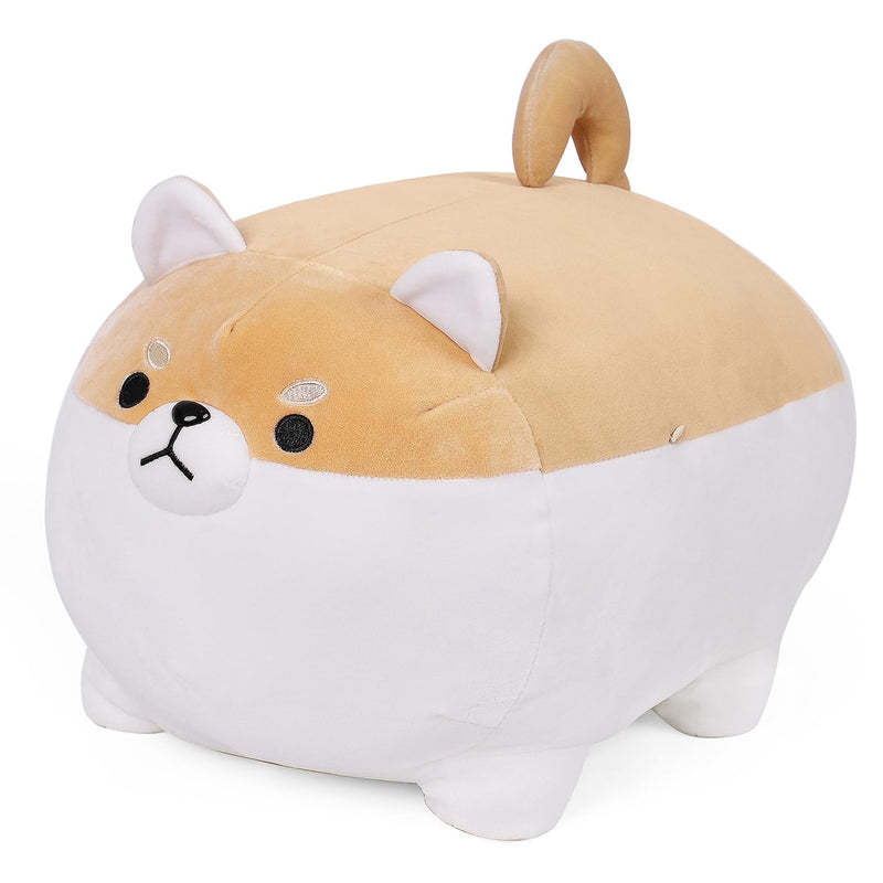 19.6" Fat Dog Plush Pillow Shiba Inu, Cute Corgi Stuffed Animals Plushies T