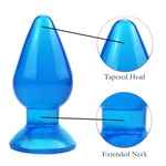 Large Butt Plug Huge Anal Dilator Anus Butt Plug Training Set Sex Slave Prostate Massage Anal Sex Toy With Strong Suction Cup For Beginners Advanced Men Women Couple (L)