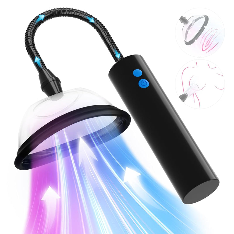 Adult Sex Toys Pussy Pump - Sex Toys For Female Nipple Pussy Sucker Automatic Vacuum Vagina Sex Pump, Adult Toys Nipple Pussy Sucking Toys With 3 Powerful Modes, Adult Sex Toy & Games, 5 Cups Included