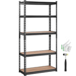 Storage Shelving Unit, 5-Tier Adjustable, 2000 Lbs Capacity, Heavy Duty Garage S
