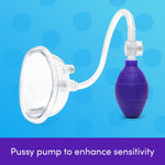 Supreme Sensation Pussy Pump Clitoral Stimulator & Fresh Sex Toy Cleaner Spray 8.5 Fl Oz - Couples Sex Toys Bundle