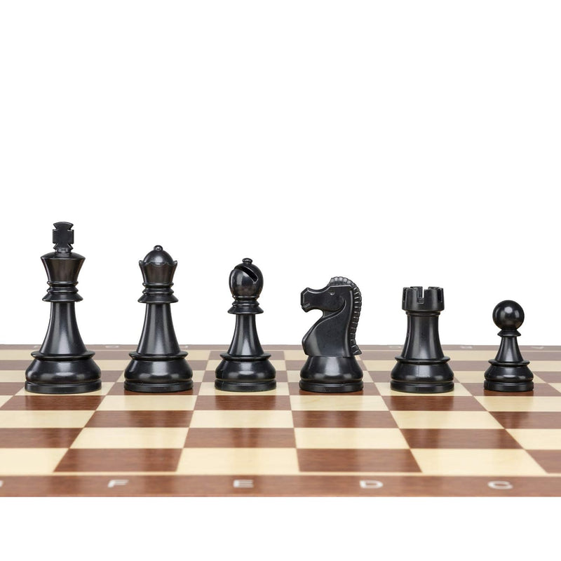 Plastic Chess Pieces 3,75" / 95 Mm King Height Tournament Standard Size Weight