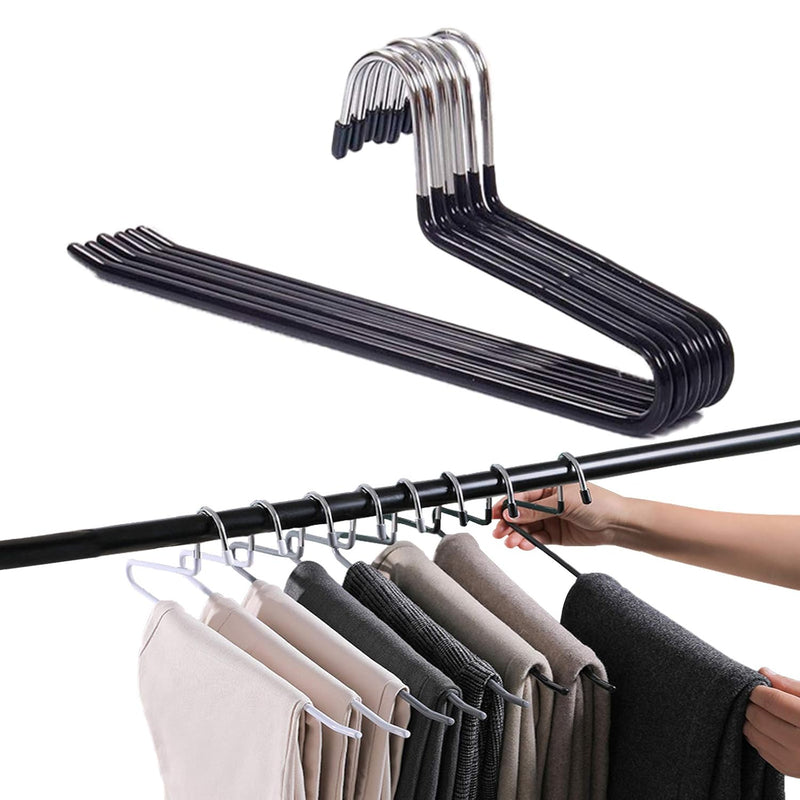 Pants Slack Trousers Hangers - 10 Pack, Space Saving Slim Strong And Durable Ant