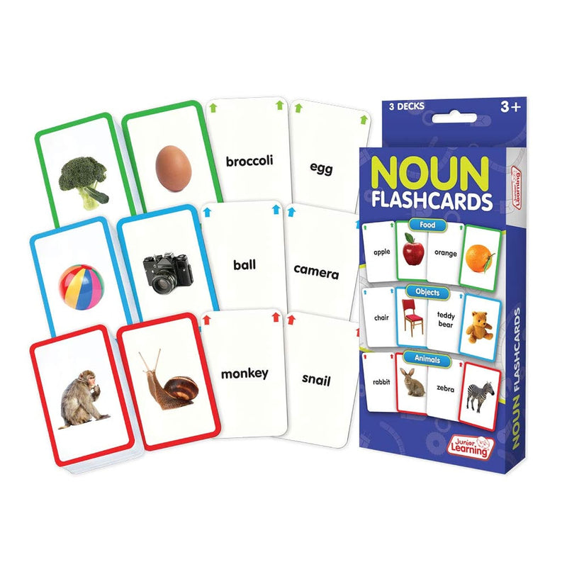 Junior Learning JL214 Noun Flashcards Medium
