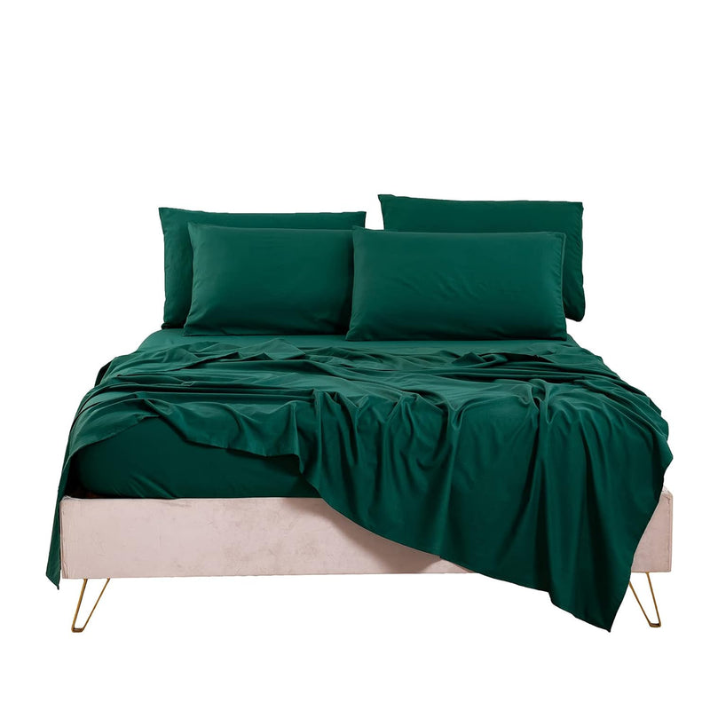 King Sheet Set- Cooling Sheets-Ultra Soft-Silky-Breathable-Deep Pocket- 1800 S