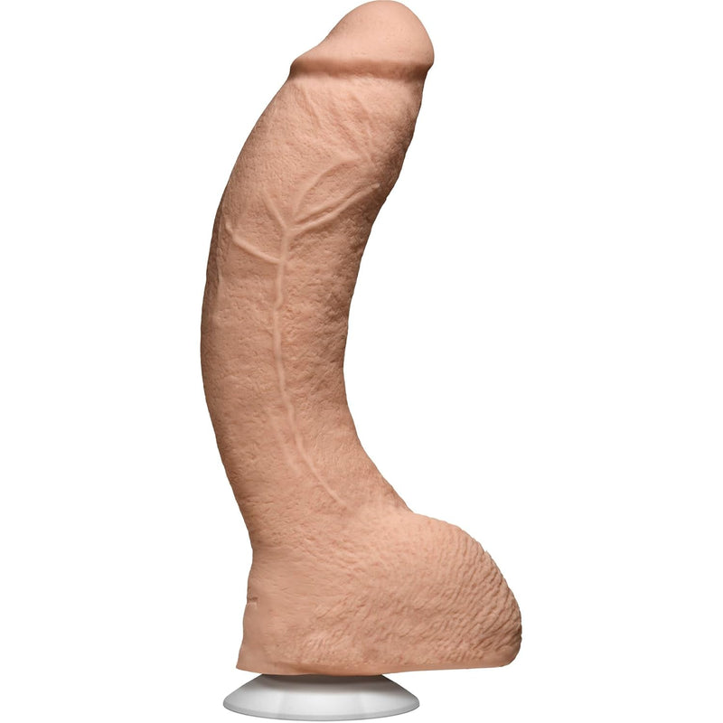 Signature Series - Jeff Stryker - 10 Inch Realistic Ultraskyn Dildo With Removable Vac-U-Lock Suction Cup - F-Machine & Harness Compatible - For Adults Only, Vanilla