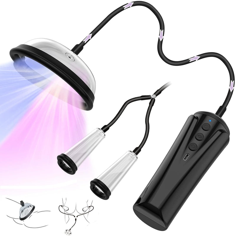 Adult Sex Toys Pussy Pump - Sex Toys For Female Automatic Vacuum Vagina Pump Nipple Pussy Sucker, Women Sex Toys Nipple Pussy Sucking Toys With 6 Powerful Modes, Adult Sex Toy & Games