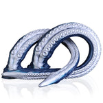 Abyss Ii 25.6“ Fantasy Dildo Long Tentacle Monster Dildo Wrap Around The Body Vaginal Masturbation Anal Thrusting With Strong Silicone Suction Cup For Men Women And Couple -Catalina Blue -L