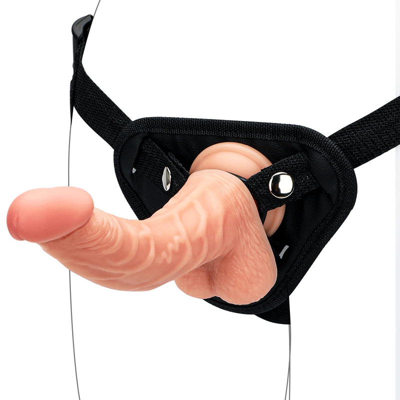 8.7Inches Strap-On Dildo & Harness Kit, Strap On For Couples,Strapon Kit With Suction Cup,Penis Silicone Strap On Dildo Harness For Beginner