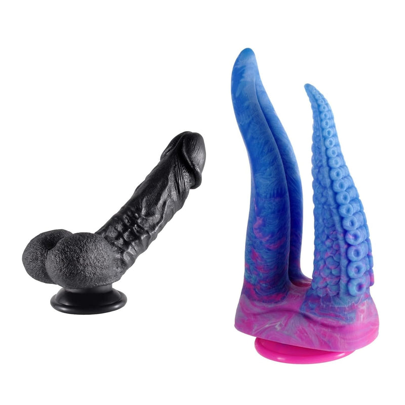 Realistic Dildos Adult Sex Toys + Realistic Double-Ended Dildo