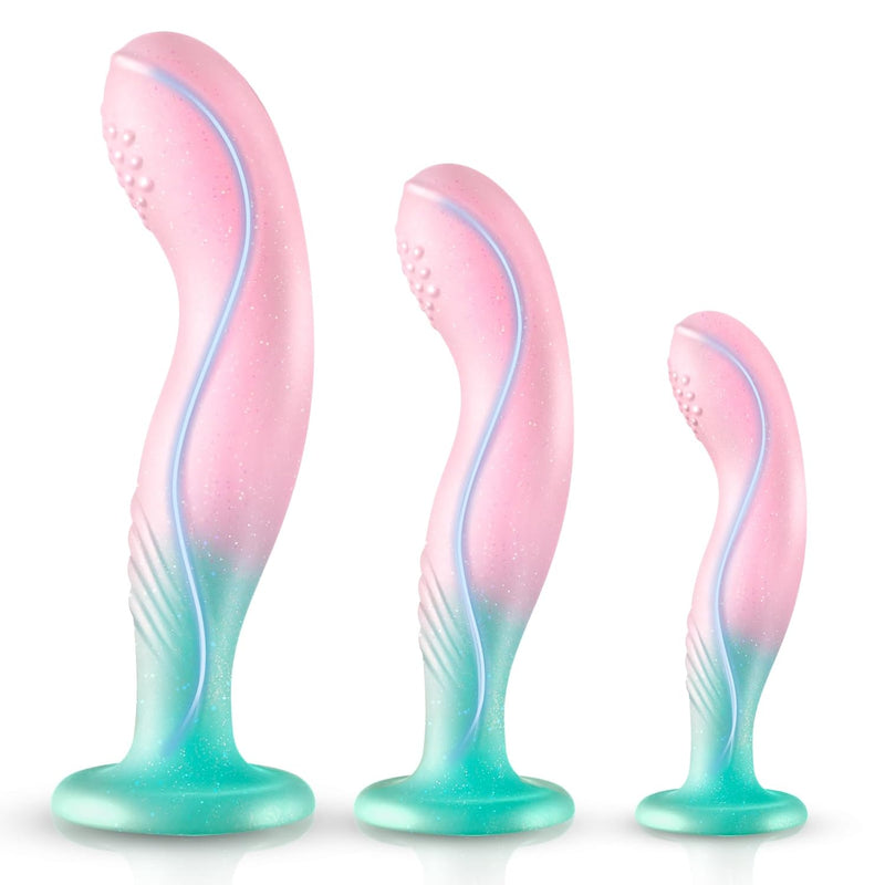 3Pcs Anal Plug Trainer Kit, Silicone Butt Plugs Soft Anal Sex Toys Prostate Massager For Adult Sex Life Pink