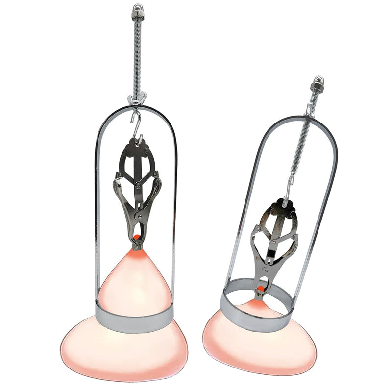 Nipple Clamps Sex Pleasure Women Bdsm Nipple Toy Adjustable Nipple Clamp Metal Nipple Clips For Women Non Piercing Beginner Nipplerings Clip& Clitoris Pressure Breast Clamps Adult Sex Toys& Games
