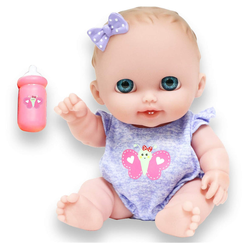 Lil Cutesies 8.5" All Vinyl Baby Doll Posable And Washable Removable Outfit