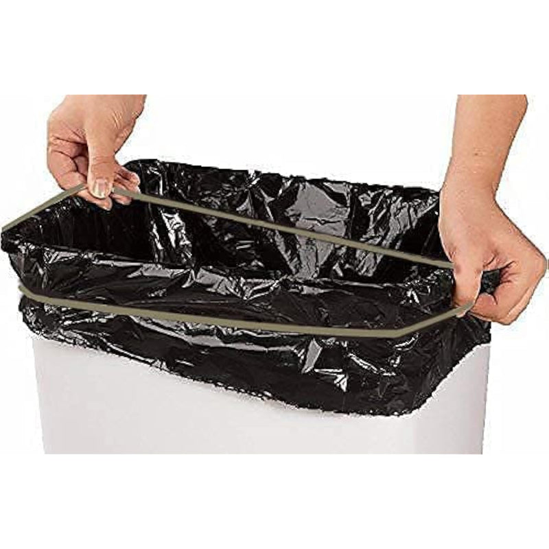 Trash Can Rubber Bands Set Of 3, Black, Blue, Grey, Fits 13 To 30 Gallon Trash C