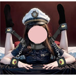 Sex Sailors Cosplay Restraint Bdsm Set With Handcuffs Neck To Ankle Cuffs Eye Mask Adjustable Wrist Legs Restraints Rope Straps Adults Sex Toys For Couples Sm Games Play Blindfold Bedroom