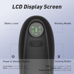 Male Masturbator with Suction, 9 Vibration Modes, LCD Display & Textured TPE Sleeve