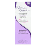 Natural Moisturizing Lubricant by Blossom Organics, 2.5 fl oz, Vegan Friendly