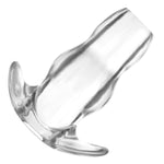 Clear Hollow Tunnel Butt Plugs,2.7 Inch Small Anal Plug Sex Toys For Women,Beginners