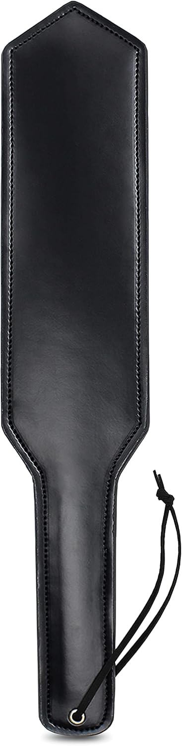 16" PU Leather BDSM Paddle – Adult Spanking Paddle for Bondage, Roleplay & Cosplay
