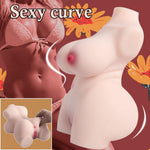 Sex Doll with Fuckable Tits 4-Channel Realistic Torso for Men (8.5 lbs)