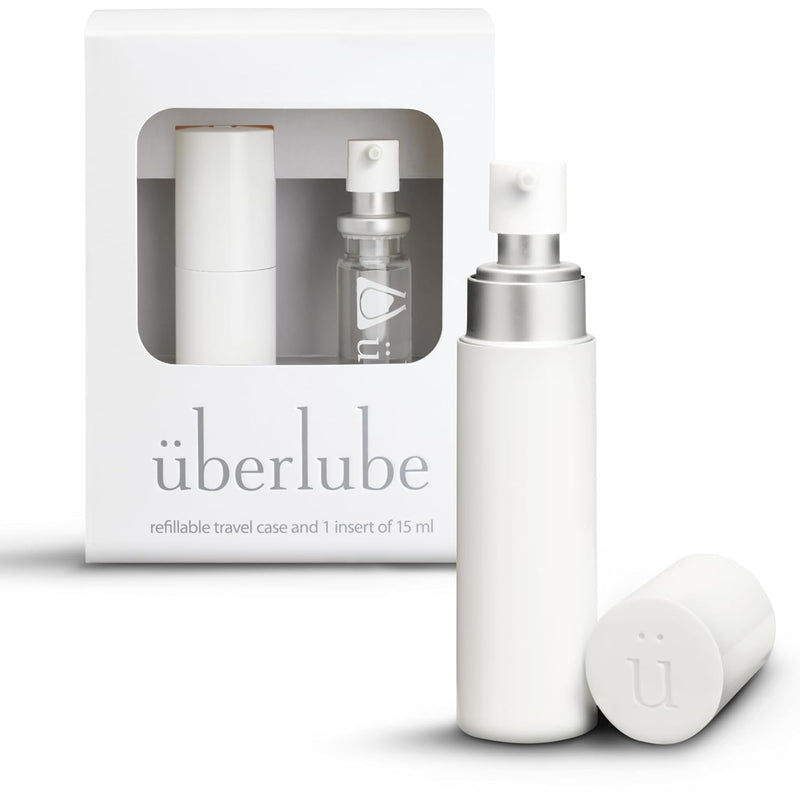 Silicone Lube - White For Travel Unscented Silicone Lubricant Personal Lubrication : Latex-Safe Sex Lube Liquid For Couples, Flavorless, Vaginal & Anal Lube - 15Ml