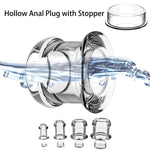 Hollow Anal Plug Buttplug Adult Sex Toys For Couples,Transparent But Plug Anal Trainer, Large Butt Plug Anal Toys Vaginal Dialators With Cover, Tunnel Plug Female Male Anal Sex Toys For Men Women