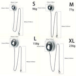 Metal Anal Beads Butt Plug Set Stainless Steel Anal Beads With Safety Chain Anal Training Kit For Beginners Advanced Users Prostate Massager Mens Anal Training?S