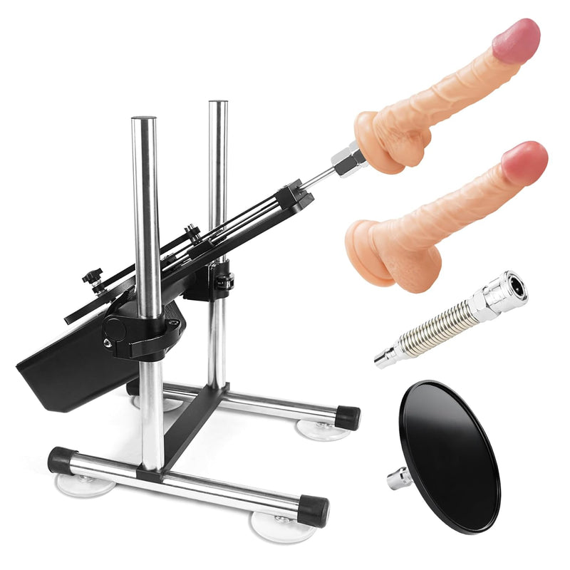 Premium Sex Machine Automatic Dildo Machine, Thrusting Sex Machines With Dildo Attachments And Suction Cup Adapter, Remote Controlled Adjustable Automatic Love Machine For Women Men