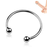 Stainless Steel Cock Ring For Men Glans Ring In 6 Sizes Open Pleasure Ring With 2 Beads For Penis Massage Increase Stimulation Bdsm Male Penis Ring Sex Toys (Xl)