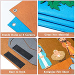 Christmas Felt Board Learning Play Kit 41 Piece Set