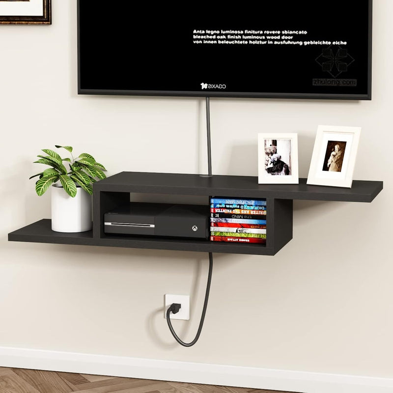 Floating Tv Stand Shelf, Wall Mount Entertainment Center Media Console For Liv