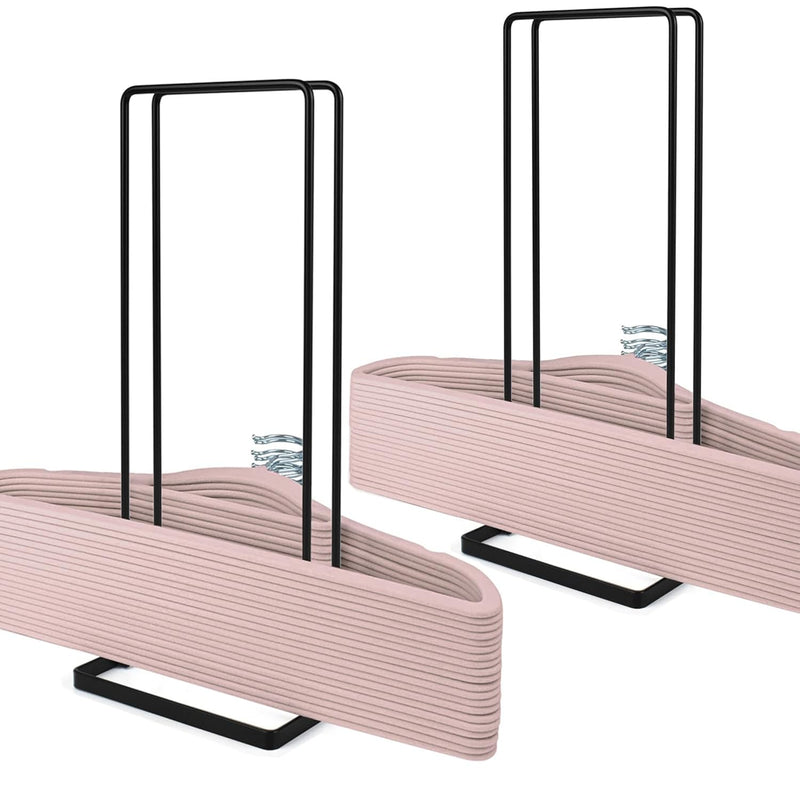 Space Saving Hanger Stacker, Anti Slip, Portable, Metal, 110 Wire Hanger Capacit